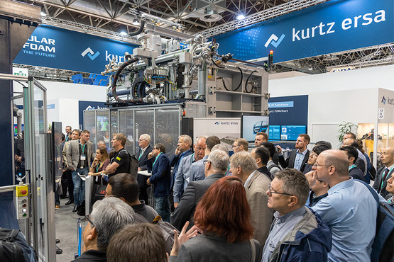 Kurtz Highlights K 2019: Kurtz Exponate wie der dampflos produzierende WAVE FOAMER oder das EPP-Allround-Talent PRO FOAMER