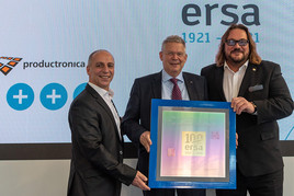 Vertreter der Christian Koenen GmbH mit Kurtz Ersa-CEO Rainer Kurtz (Mi.)