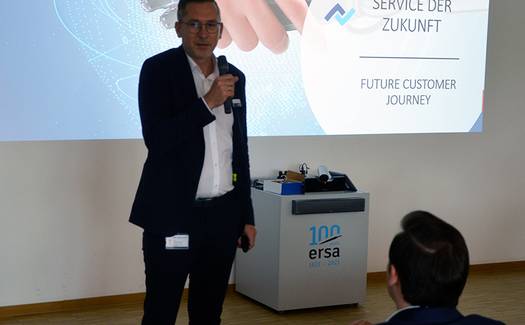 Ersa Serviceleiter Andreas Westhäußer präsentierte den „Service der Zukunft“